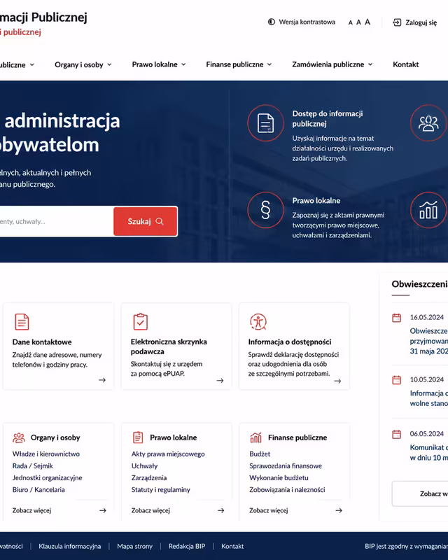 Biuletyn Informacji Publicznej